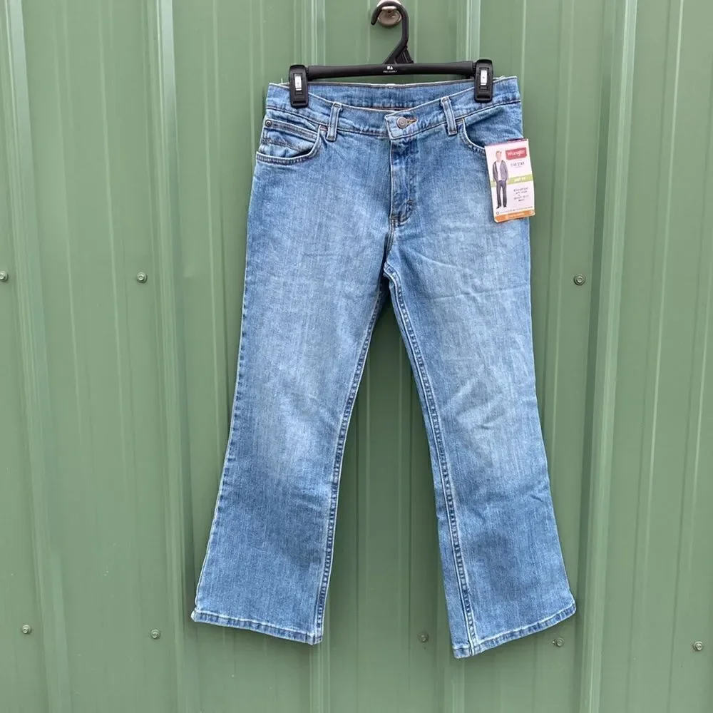 Wrangler Boys Bootcut Denim Jeans, Size 12 Husky